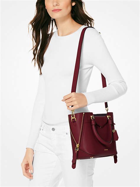 michael michael kors blakely leather satchel|michael kors small satchel handbag.